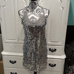 Vanity sequin mini-dress